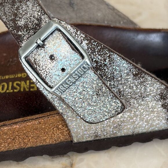 Birkenstock Gizeh Birko-Flor Sandals Stardust Stone - Picture 5 of 11